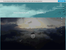 Tablet Screenshot of desconnexions.com